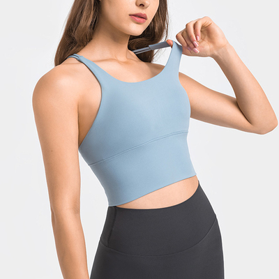 Yoga Women's Strappy Sports Bras Criss Back Workout Padded Wireless Yoga Top