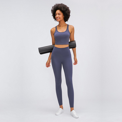 Naked Feel Yoga Pants Capri Active Female Stretch Traning Fitness Leggings