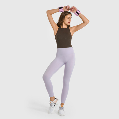 Simple Breathable Cloud Sense Yoga Pants Capri Tight Slim Casual Anti Pilling